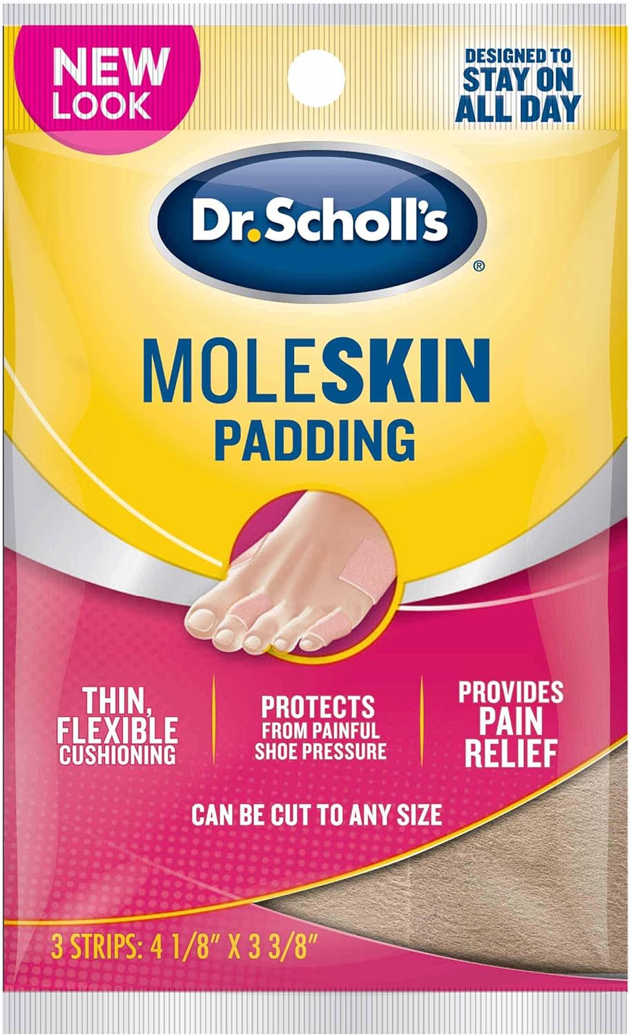 Dr. Scholl's Moleskin Plus 3 Each (Pack of 3) - Image 1