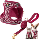 BELLA & PAL Step in Vest Harness for Small and Medium Dogs, No Pull Small Dog Harness with Leash Set, Comfortable Air Mesh Puppy Vest Harness with Reflective Strip (Lavender, XS) - Image 9