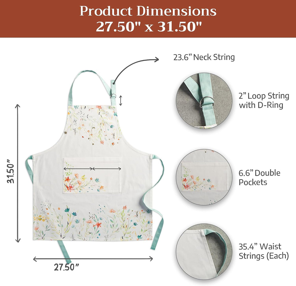 Maison d Hermine baking apron lifestyle shot