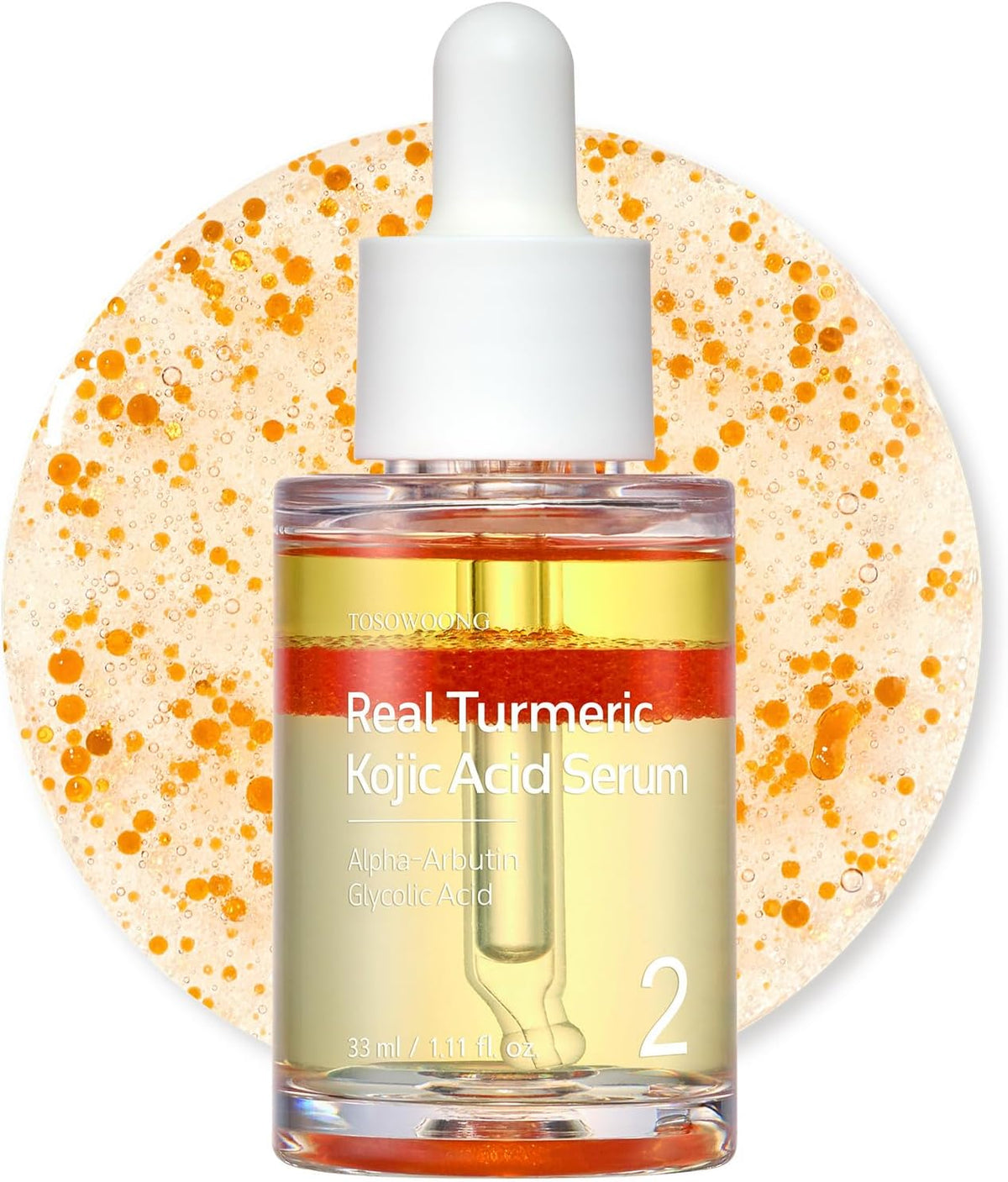 Tosowoong brightening and moisturizing serum dual kit texture demonstration