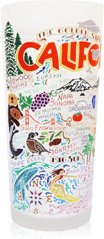 Catstudio Summer Colorado Frosted Drinking Glass, 15oz, Dishwasher Safe | 15oz Frosted Glass Cup - Original Artwork - Kitchen, Bar, Everyday Drinks - Travel Souvenirs & Gifts - Image 9