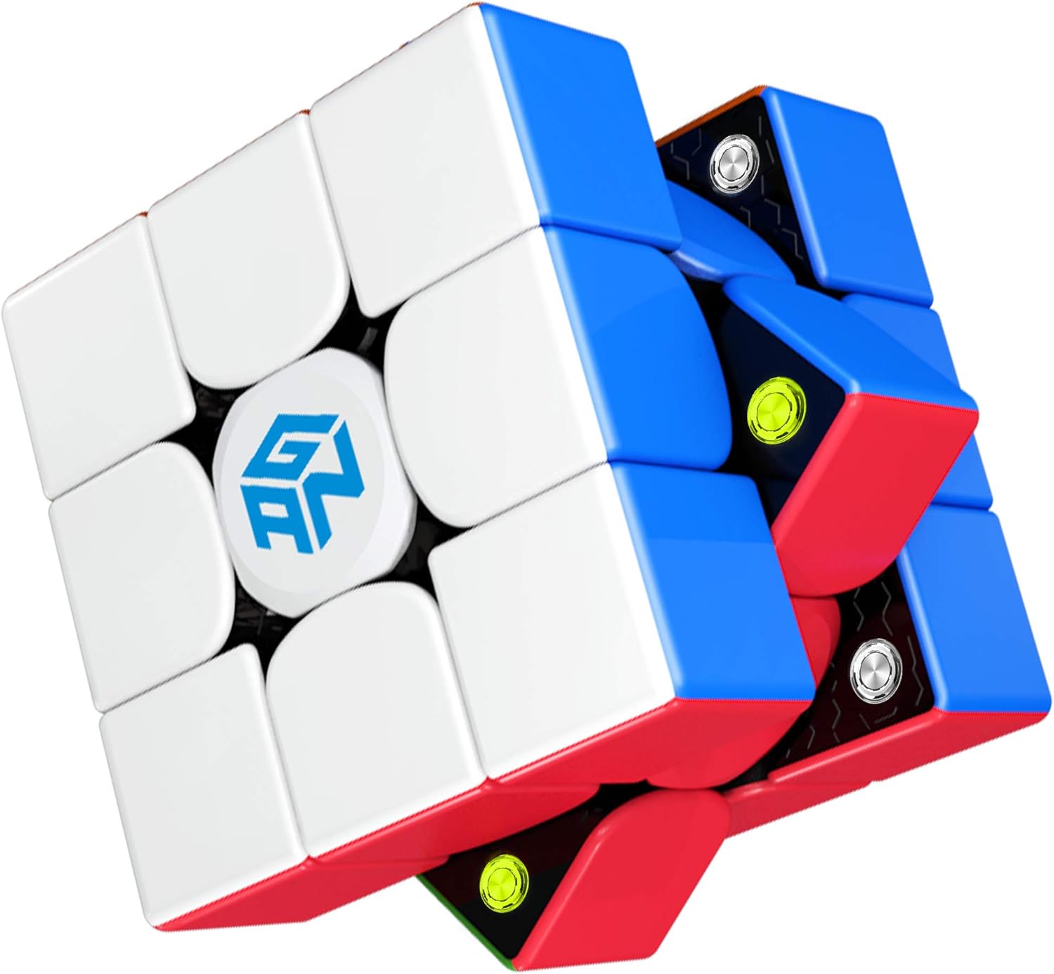 Lotfancy Gan 356 M 3X3 Magnetic Speed Cube, Stickerless Puzzle Cube (Lite Ver. 2020, No Extra Ges) - Adult - Image 1