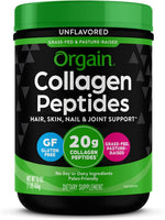 Orgain collagen peptides nutritional information and supplement facts