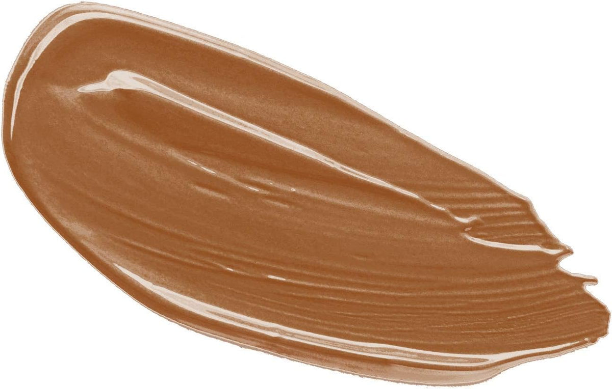 Milani liquid foundation bottle showing the pump dispenser