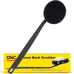 DNC Silicone Back Scrubber for Shower Bath Body Brush with Long Handle (Gray) - Image 14