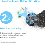 Side profile of the replacement refrigerator water filter