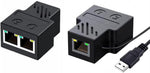 Suckoo network hub connected to ethernet cables