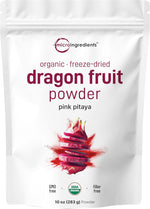 Micro Ingredients organic dragon fruit powder front view pouch