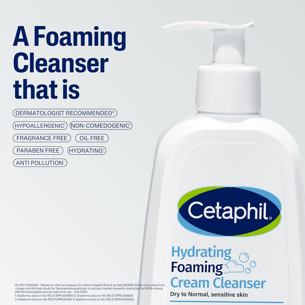 Cetaphil 236ml cleanser pump cap detail