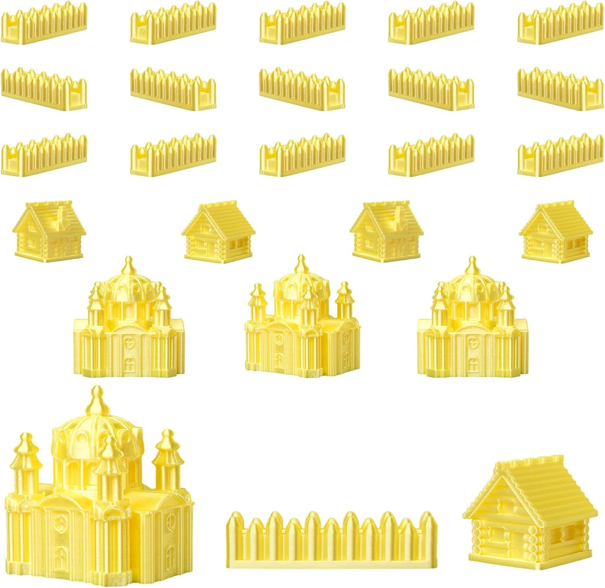 Civilization Empires for Catan Board Game | Replacement Player Sets | Settlers Pieces | Cities Settlements Roads | 3D Printed (Silk Black (Briton Empire)) - Image 10