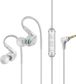 MEE audio M6 Sport Wired Earbuds, Noise Isolating In Ear Headphones, Sweatproof Earphones for Running/Gym/Workouts with Dynamic Enhanced Bass Sound, Memory Wire Earhooks, 3.5mm Jack Plug (Clear) - Image 11
