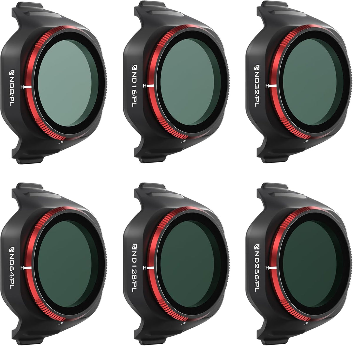 Freewell Bright Day 6-Pack ND/PL filters for DJI Mini 5 Pro front view