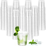 Tinsky 1000 pack plastic shot glasses front view for bulk party supplies.