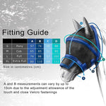 Harrison Howard fly mask showing detachable nose flap
