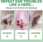 FANGCUN 50 pieces pet ear cleaning finger wipes box