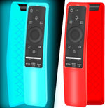 2 Pack Remote Case Glow in The Dark Compatible with Samsung Smart TV Remote Controller BN59 Series, Silicone Cover Protector Shockproof Anti-Slip Remote Skin Sleeve (Glow Purple and Sky) - Image 10