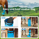Garftai hoof soaking treatment bucket alternative showing the shockproof EVA foam pad inside.