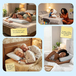 Ultra thin pillow placed between knees as a support cushion