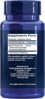Life Extension Energy Renew supplement facts and nutritional label