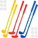 Spaluck plastic mini golf club set front view for toddlers