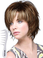Noriko Sky Synthetic Wig with Wig Lift Comb - Copper Glaze-R - Image 9