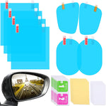Frienda car rearview mirror film pack front view showing multiple shapes for side mirrors