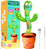 Indian Stuff rechargeable dancing talking cactus toy front view