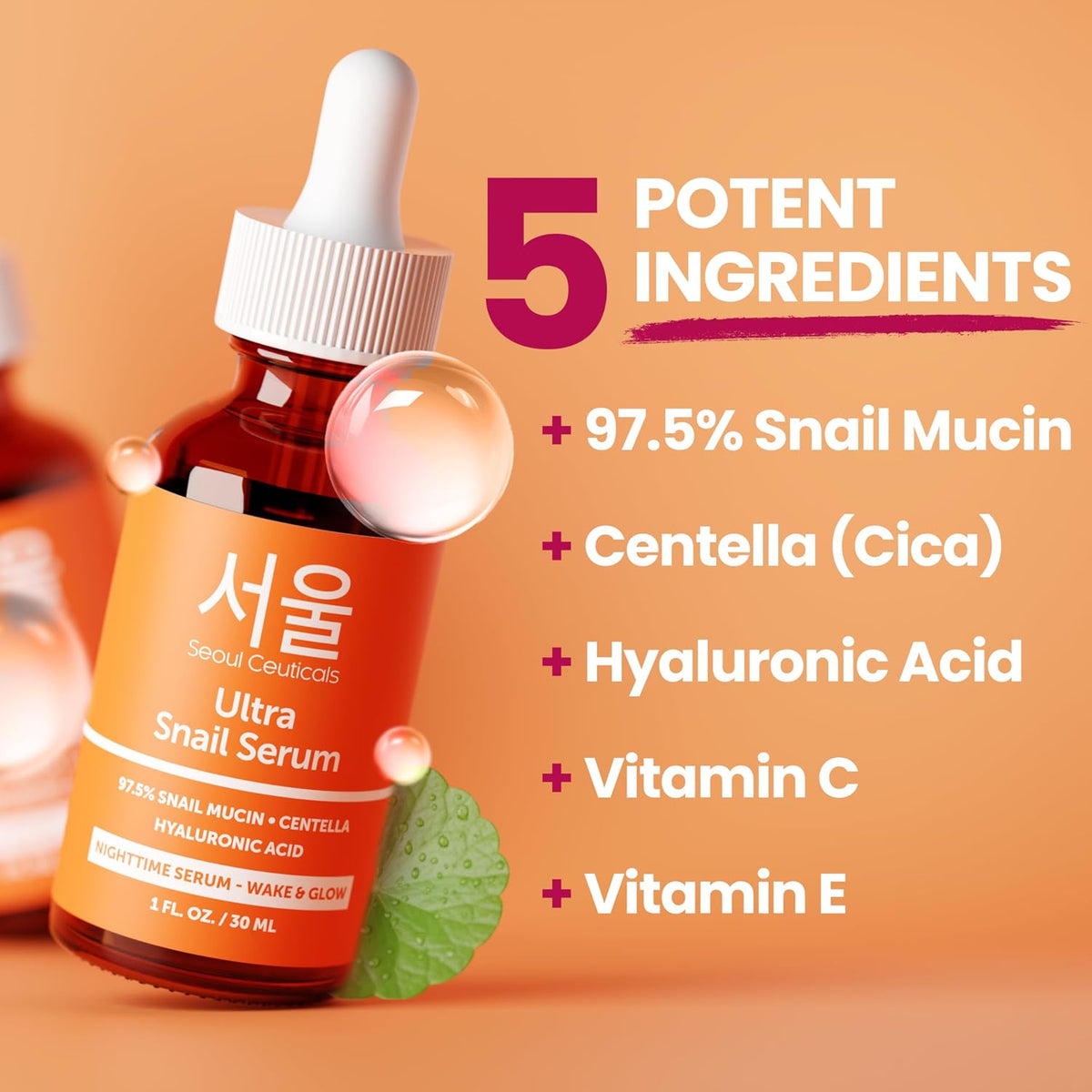 Texture of SeoulCeuticals snail mucin face serum
