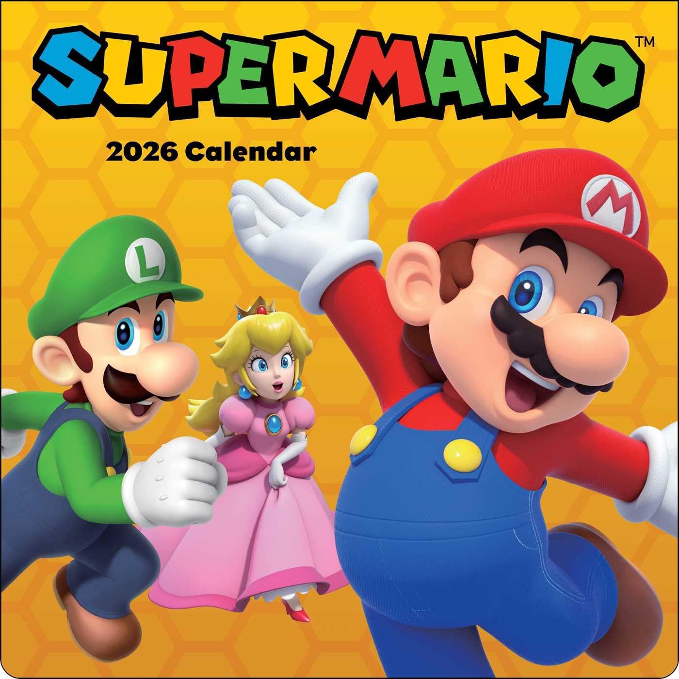 Super Mario 2026 Wall Calendar - Image 1
