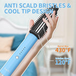 AmoVee curling iron brush in packaging