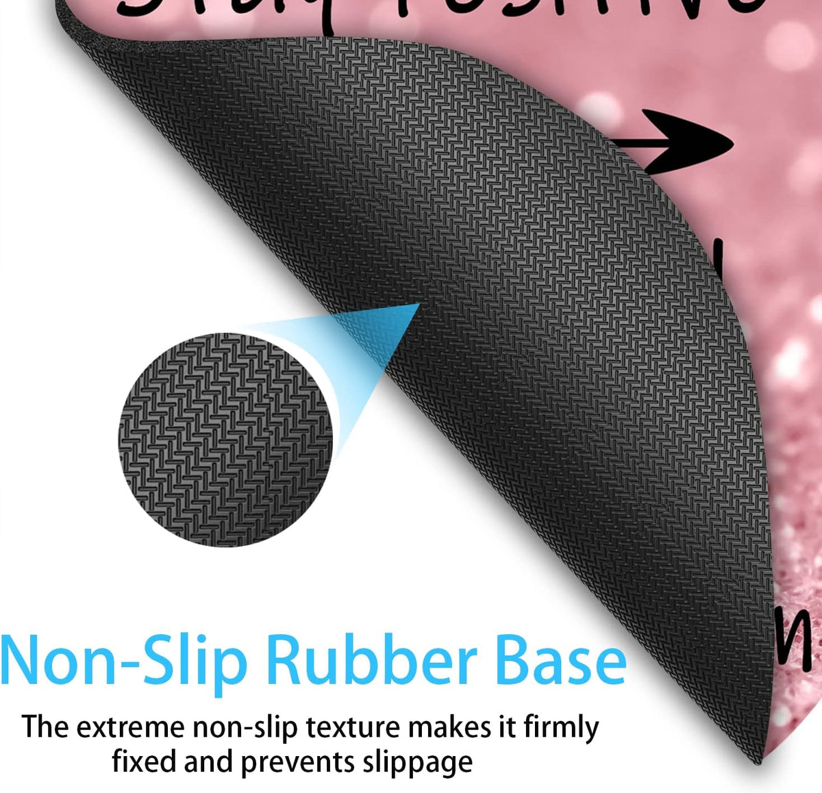 Travel-friendly mini mouse pad folded or packed for portability