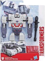 Transformers Authentics Megatron action figure packaging and close-up details