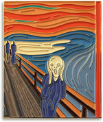 Pinsanity The Scream Edvard Munch enamel lapel pin front view collectible art badge
