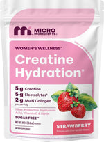 Micro Ingredients creatine hydration powder front view