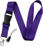 Solid Navy BLue Neck Badge Lanyard for Keys & ID Badge Cute Keychain Lanyard for Women Men Staff Teachers Cool Breakaway Key Lanyard for ID Holder - Image 14