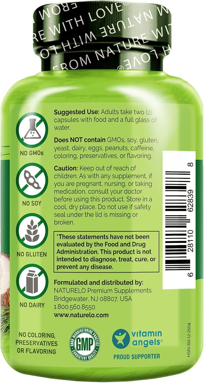 Naturelo beauty supplement bottle and container side angle