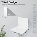 Storage Maniac heavy duty steel white shelf close up