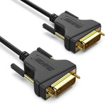 Benfei DVI to DVI 3 feet cable front view showing connectors