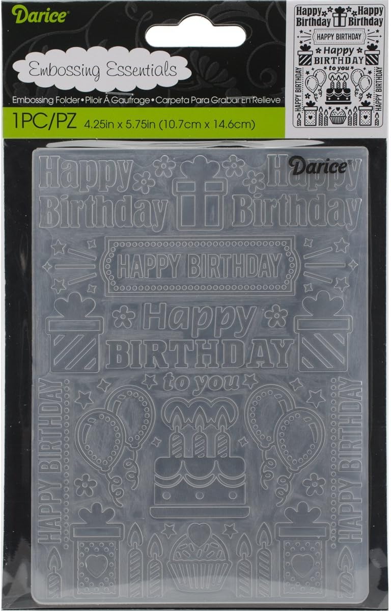 Darice 1217-63 Damask Embossing Folder, 5 by 7-Inch, 5" X 7", Clear - Image 10