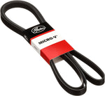 Gates K060790 Micro-V Serpentine Drive Belt front view automotive belt