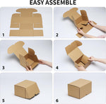 RLAVBL brown packing box set of 25 stack