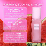 Glow Recipe Watermelon Pink Juice Moisturizer full size bottle with refill pod