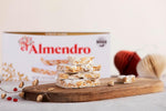 Authentic European crunchy almond candy box side panel