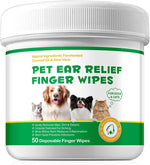 FANGCUN pet ear cleaner wipes container front view