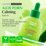 EQQUALBERRY soothing serum packaging and label details