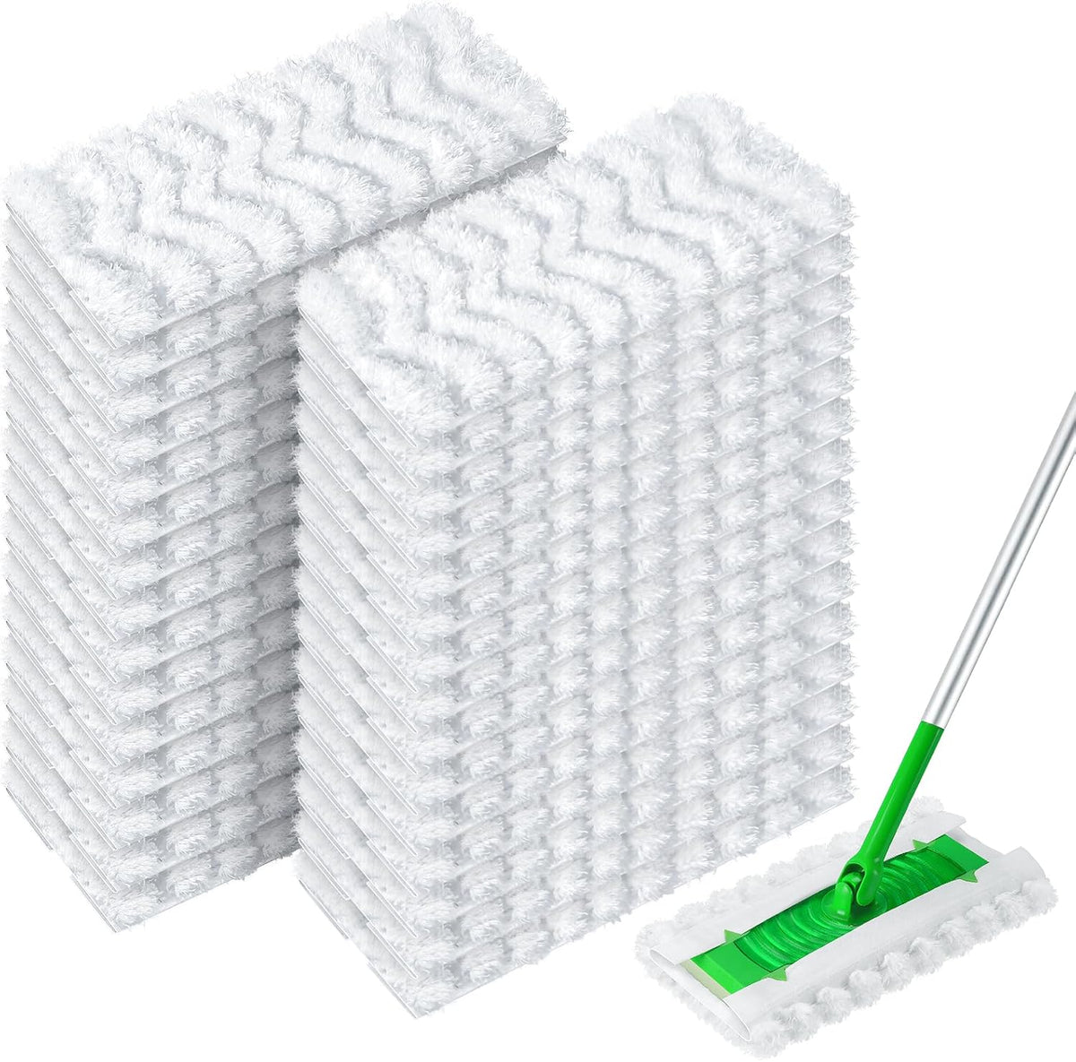 AIR U+ Dry Mop Pads box front view showcasing heavy duty pet sweeper refills