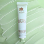 Close up of Pixi Hydrating Milky Peel ingredients label