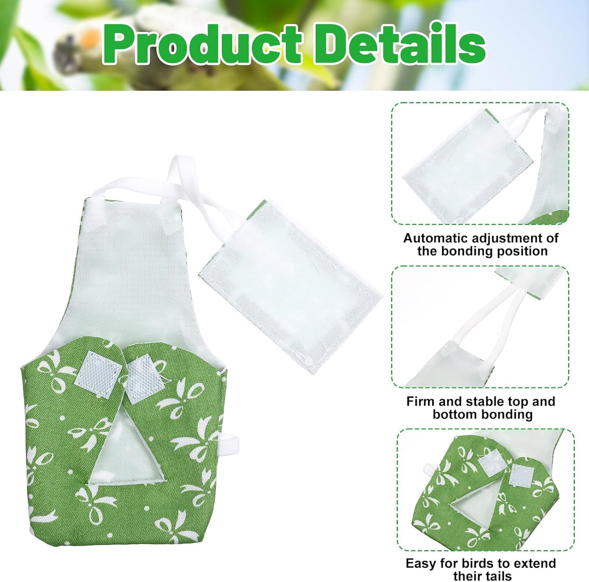 Detailed close up of the waterproof inner layer of the avian nappy clothing.