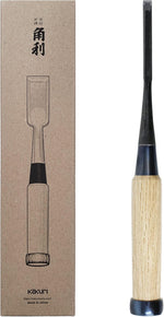 KAKURI Japanese Mortise Chisel for Woodworking 3/8" (9mm), Made in JAPAN, Professional Wood Chisel Oire Nomi (Hand Forged), Japanese White Steel No.2 Blade, White Oak Wood Handle - Image 13