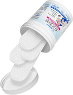 Squishface 60 count ear wipes packaging for pet grooming